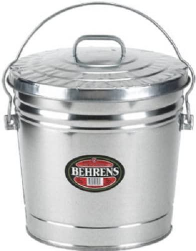 6 gal Galvanized Steel Locking Lid Can G9707