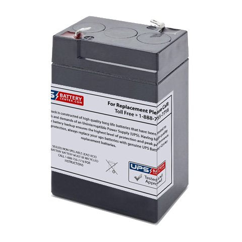 6V 4.5Ah Sealed Lead Acid Replacement Battery W296921