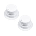 RV Plumbing Vent Caps 2 Pcs White Plastic D670