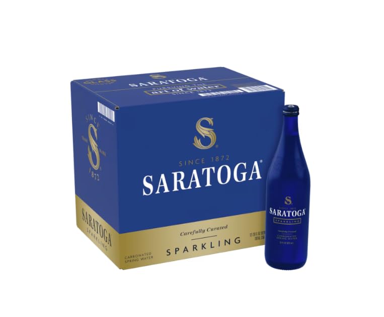 Sparkling Spring Water Carbonated 28 Fl Oz Pack of 12 K795923