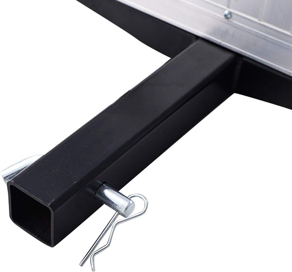 500lb Capacity Aluminum Hitch Cargo Carrier with Ramp H177874