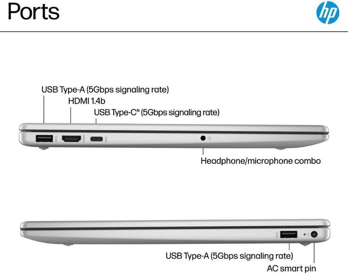 15.6" HD Touch Screen Laptop Intel Core i5 8GB RAM 512GB SSD Silver O41610
