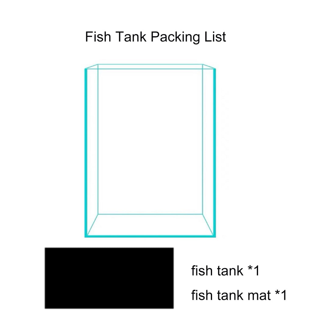 3 Gallon Glass Fish Tank F542557