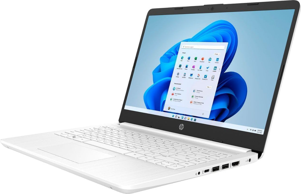 14" HD Laptop Intel Celeron N4500 4GB RAM 64GB eMMC Snowflake White E17803
