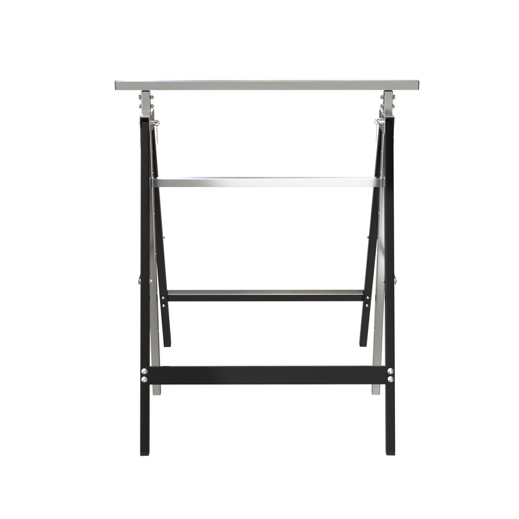 Heavy Duty Steel Sawhorse Brackets 2 Pack Adjustable Folding 330 lbs Capacity V375570