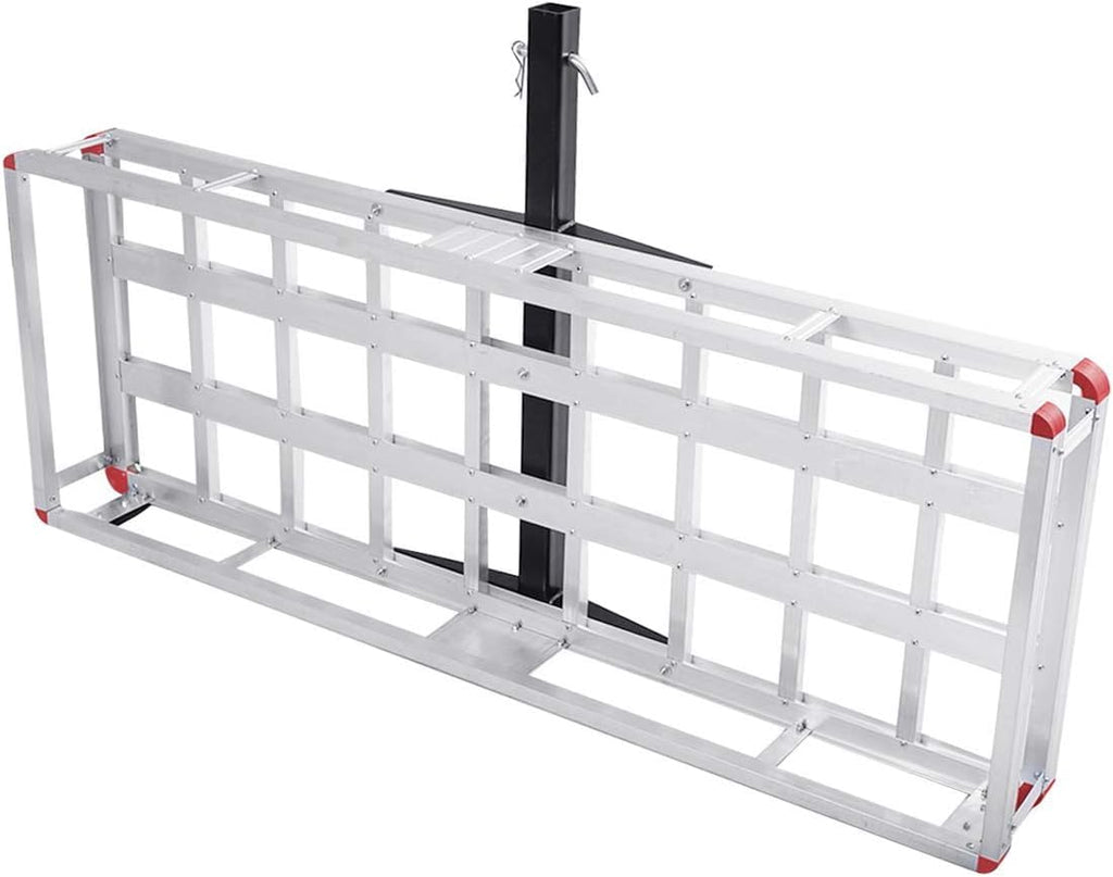 500lb Capacity Aluminum Hitch Cargo Carrier with Ramp H177874