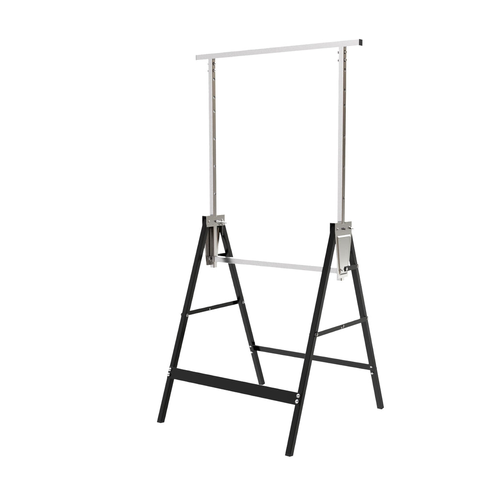 Heavy Duty Steel Sawhorse Brackets 2 Pack Adjustable Folding 330 lbs Capacity V375570