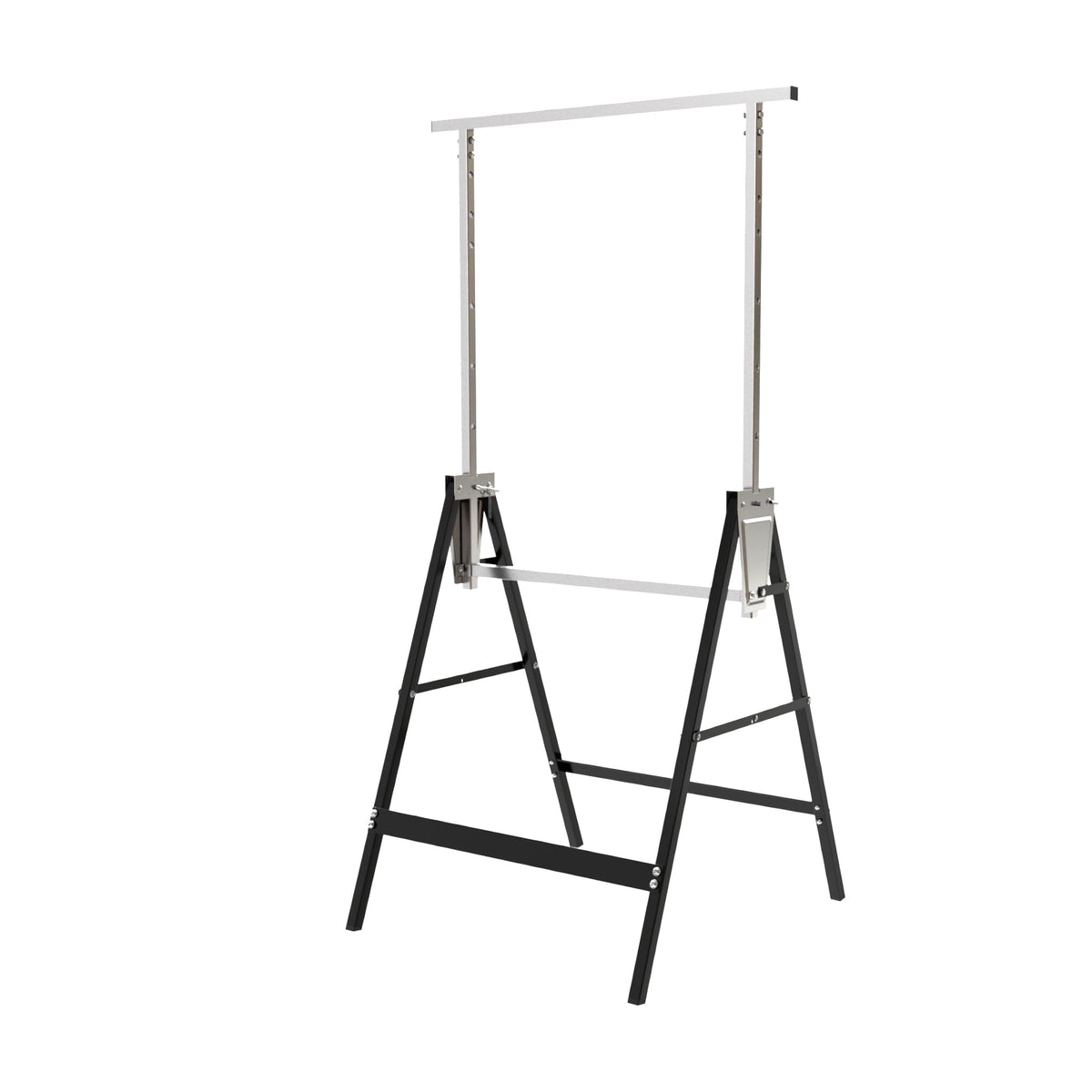 Heavy Duty Steel Sawhorse Brackets 2 Pack Adjustable Folding 330 lbs Capacity V375570