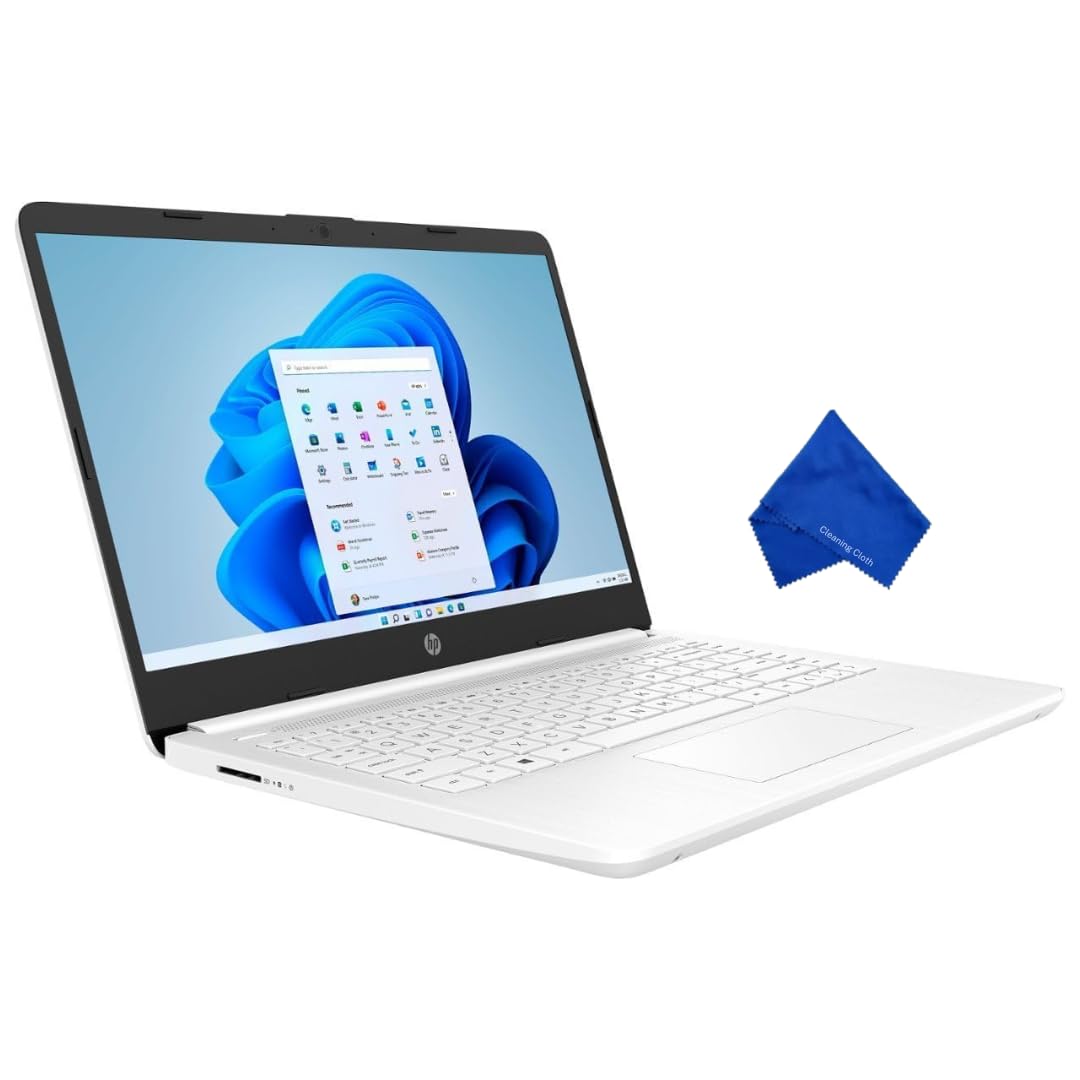 14" HD Laptop Intel Celeron N4500 4GB RAM 64GB eMMC Snowflake White E17803