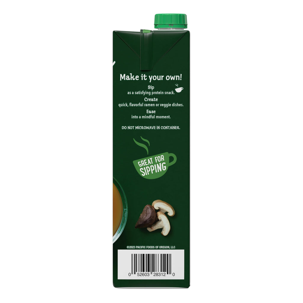 Organic Chicken Bone Broth with Black Garlic & Shiitake Mushroom 32 Ounce V6640
