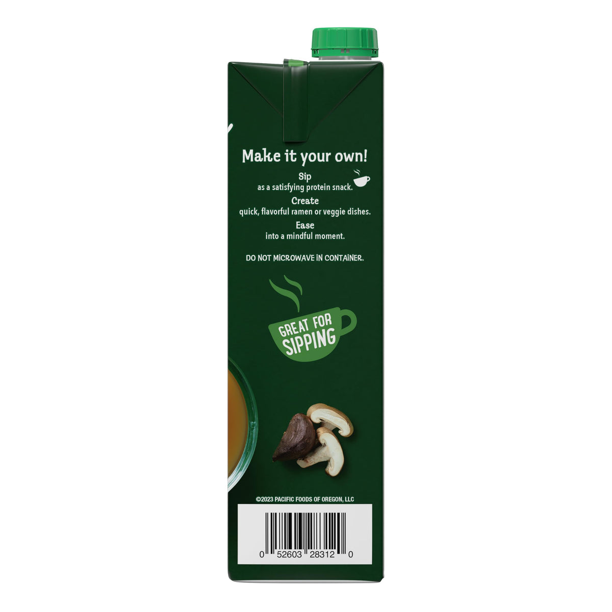 Organic Chicken Bone Broth with Black Garlic & Shiitake Mushroom 32 Ounce V6640