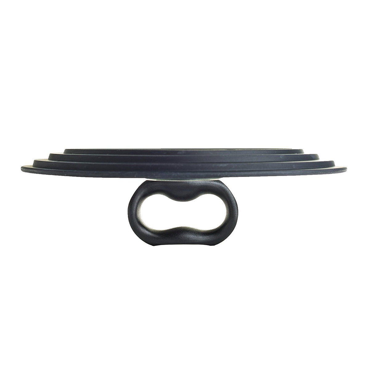 Universal Lid for Pots and Pans, Fits 6-Inch to 8-Inch Cookware, Tempered Glass Replacement Lid with Heat Resistant Silicone Edge, Dishwasher Safe, Made without BPA, Small, Black E73972