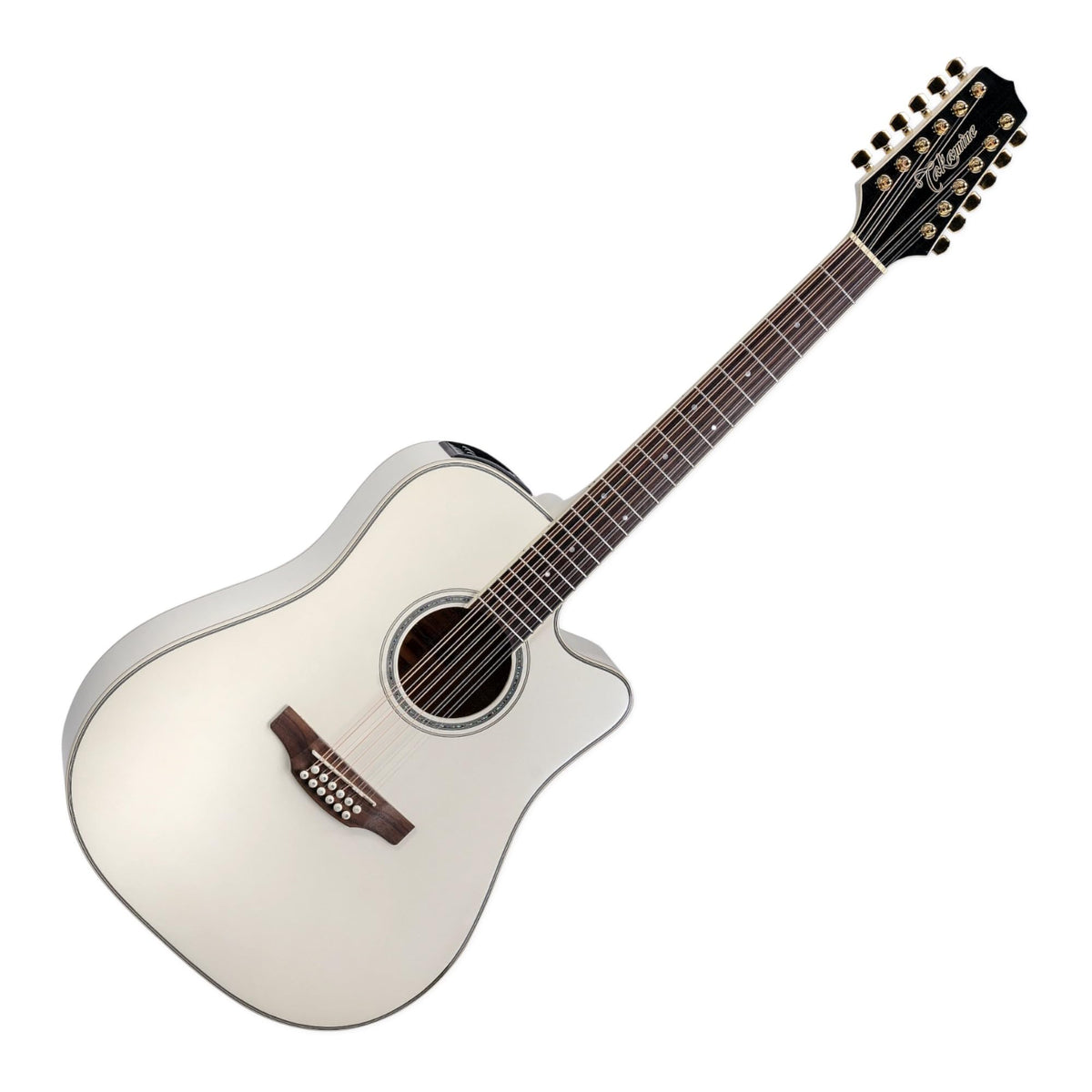 12-string Acoustic-electric Guitar Pearl White L534