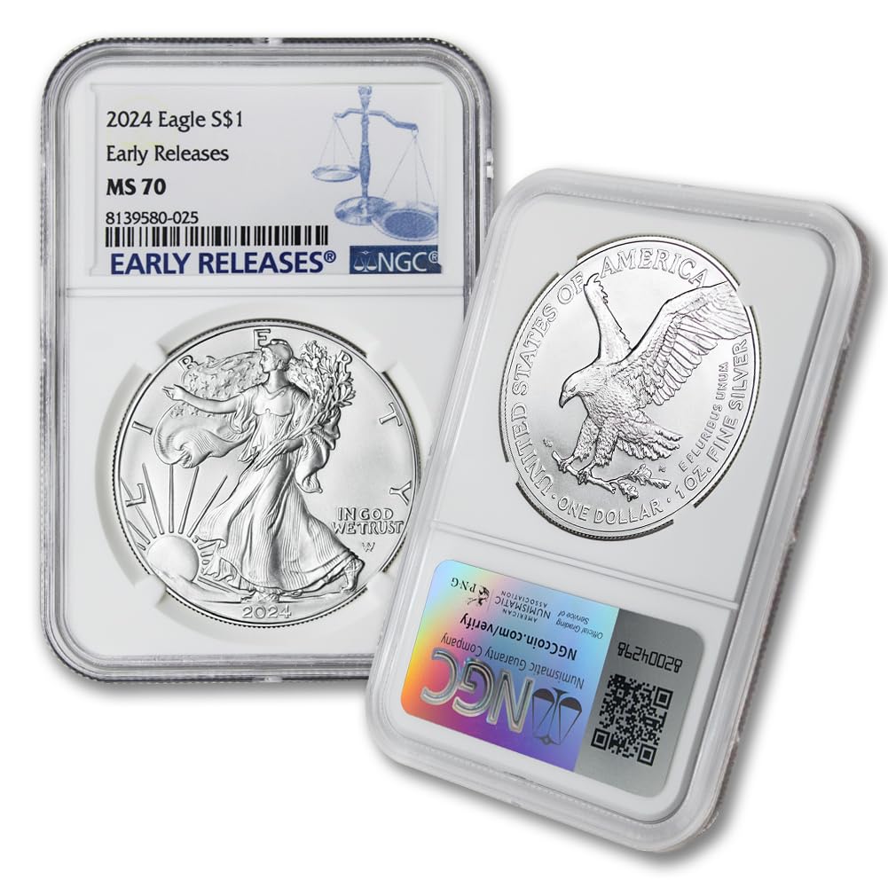 1 oz American Silver Eagle Coin MS-70 I253
