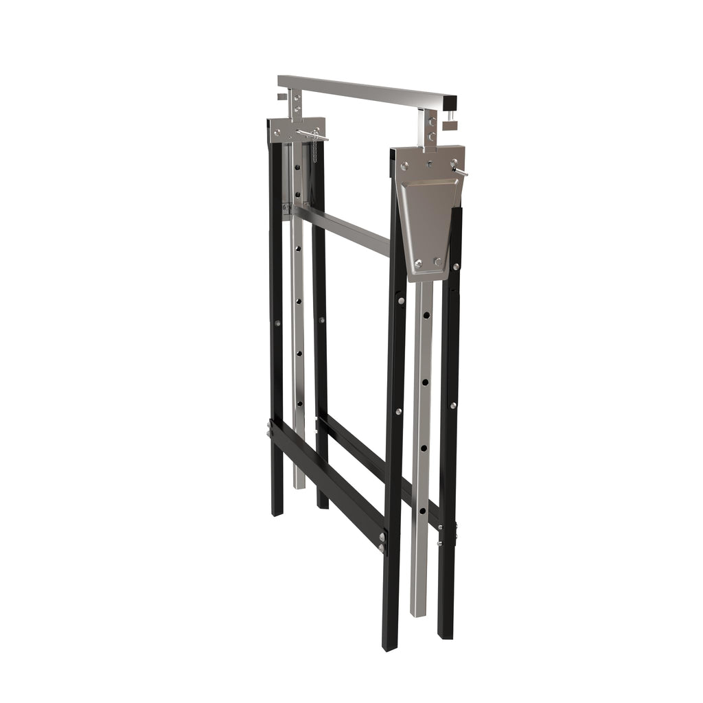 Heavy Duty Steel Sawhorse Brackets 2 Pack Adjustable Folding 330 lbs Capacity V375570