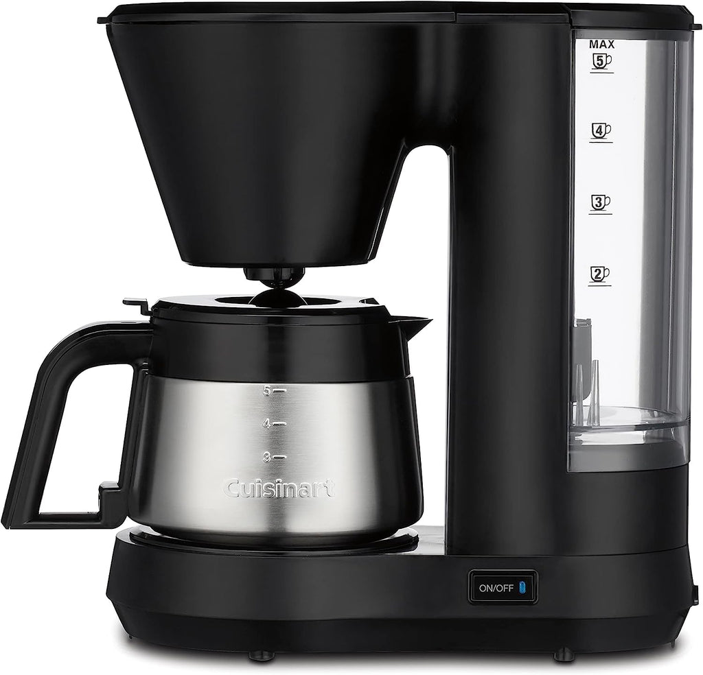 5-Cup Coffee Maker with Stainless Steel Carafe D7922