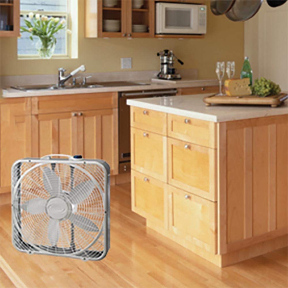 20-Inch 3-Speed White Box Fan C660246