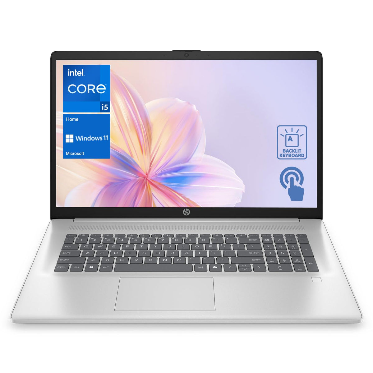 17.3" HD+ Touchscreen Laptop, Intel Core i5, 16GB RAM, 1TB SSD, Silver C8683
