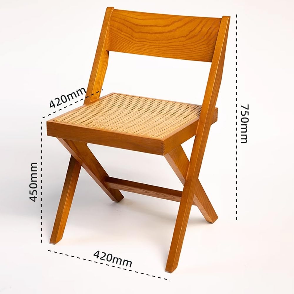 Teal Wood Folding Chair with Backrest W771