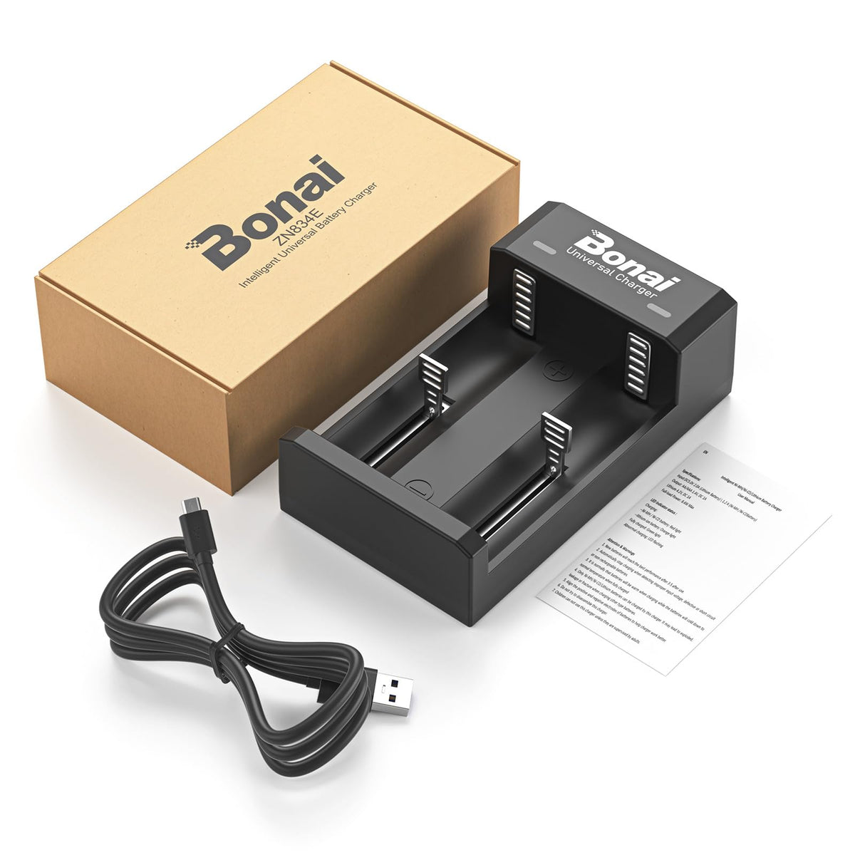 Battery Charger for AA AAA C D Rechargeable Batteries C811