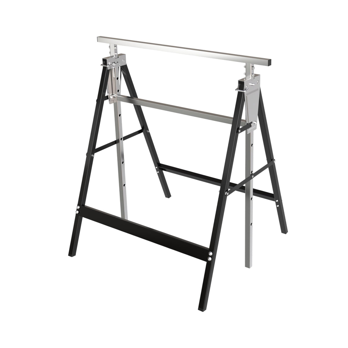 Heavy Duty Steel Sawhorse Brackets 2 Pack Adjustable Folding 330 lbs Capacity V375570