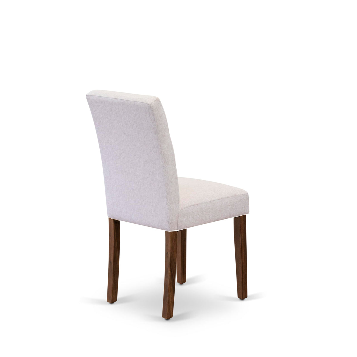 5 Piece Mid Century Dining Table Set with 4 Beige Fabric Chairs R984679