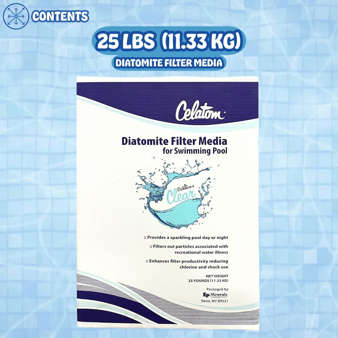 25LB Diatomaceous Earth Pool Filter Aid N456831