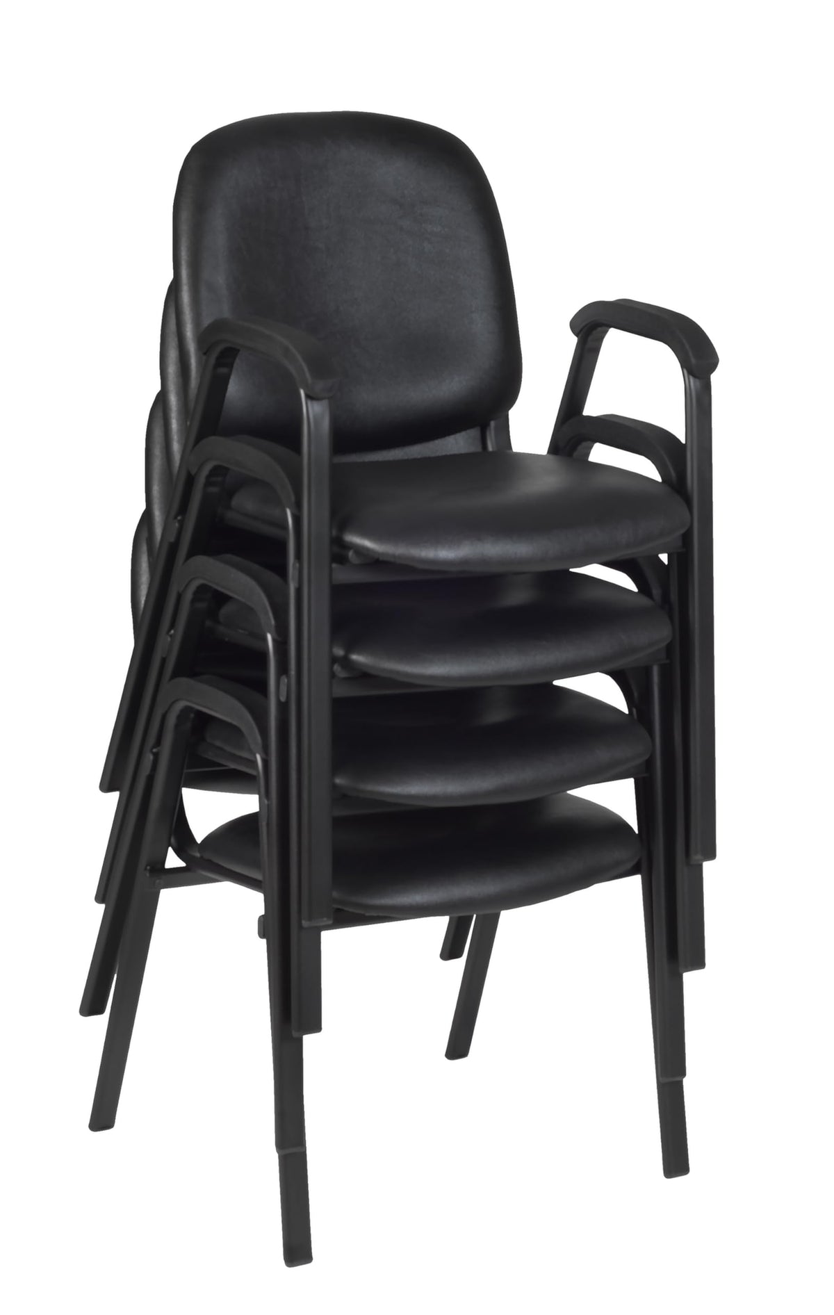 Vinyl Stacking Chair with Arms K922