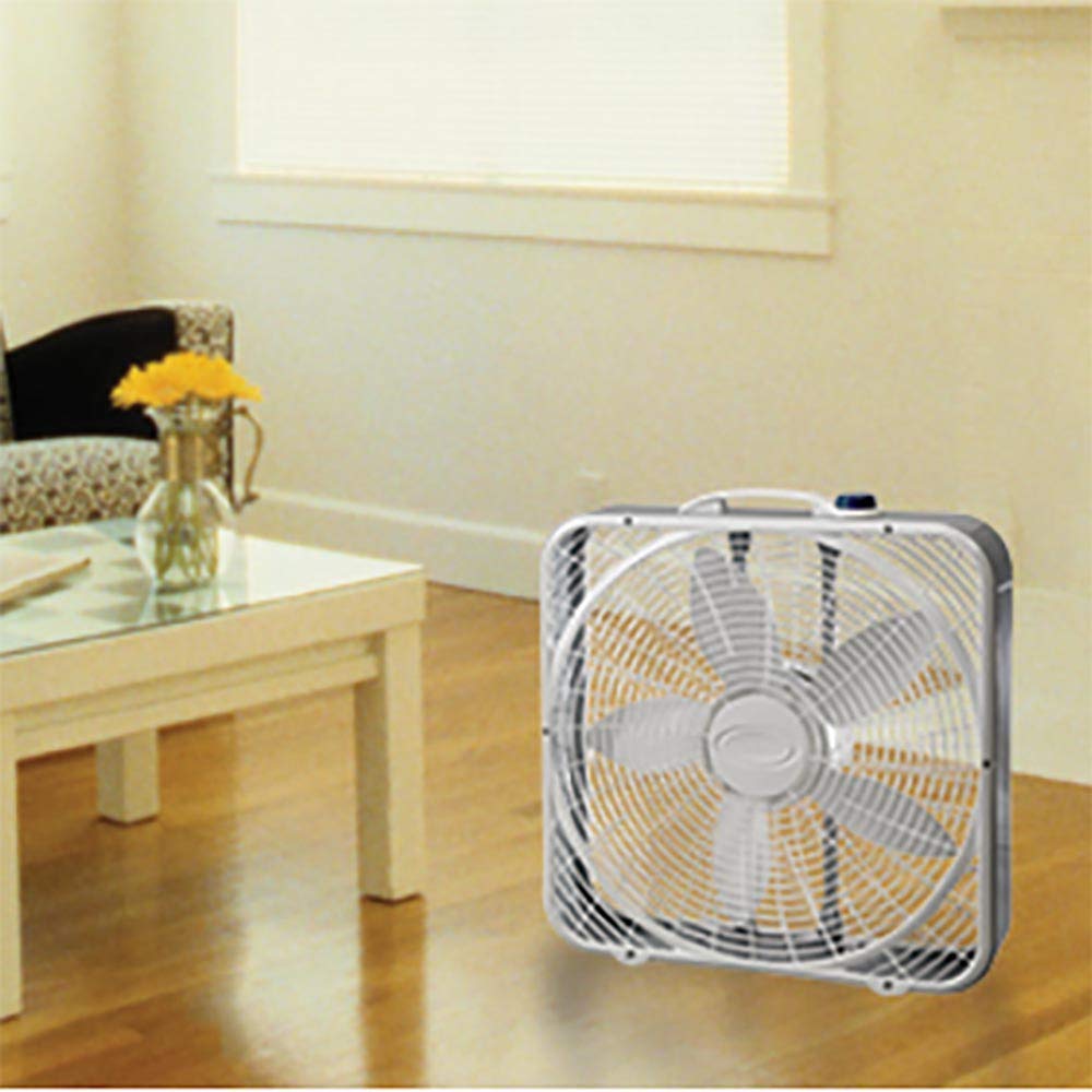 20-Inch 3-Speed White Box Fan C660246