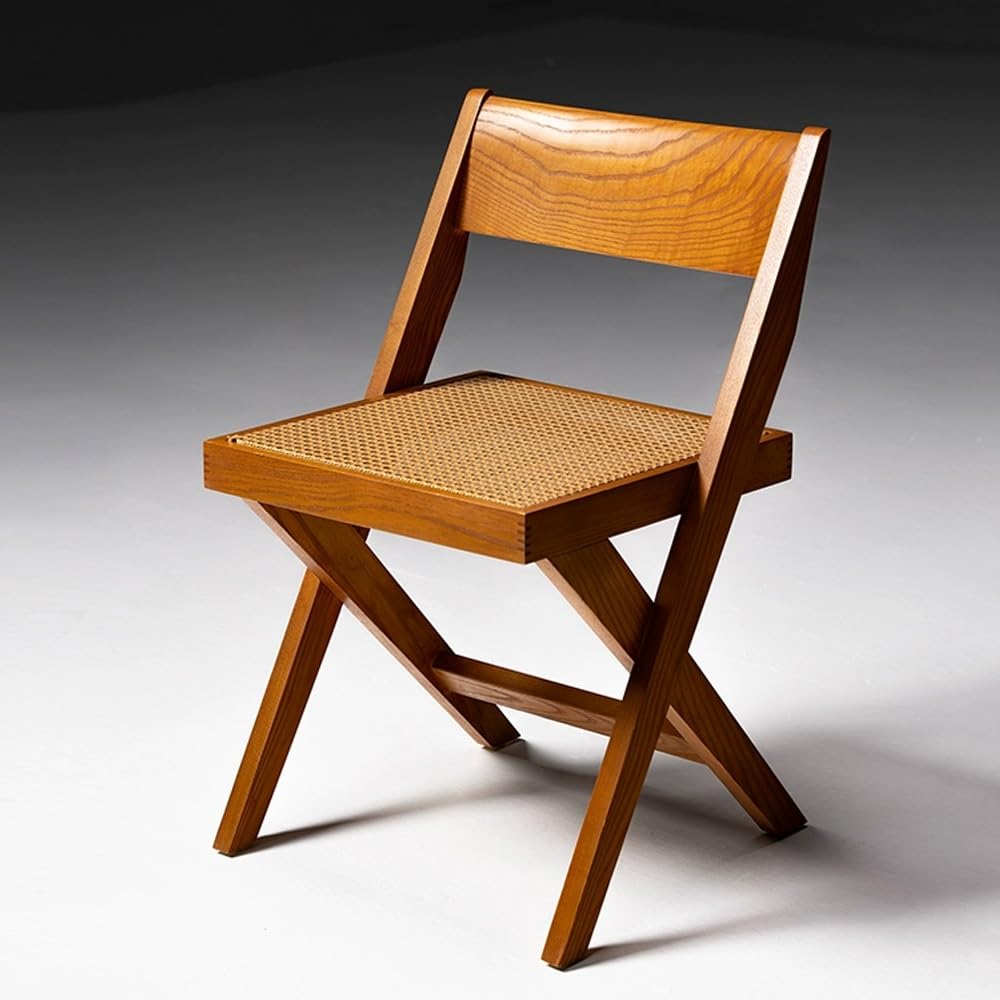 Teal Wood Folding Chair with Backrest W771