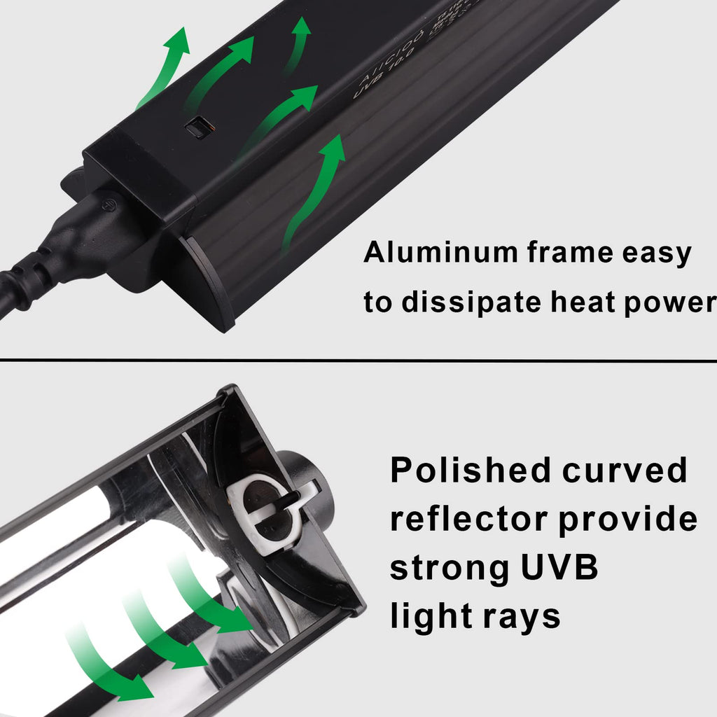 T5 UVB Lighting Combo Kit 22Inch 24W A539044