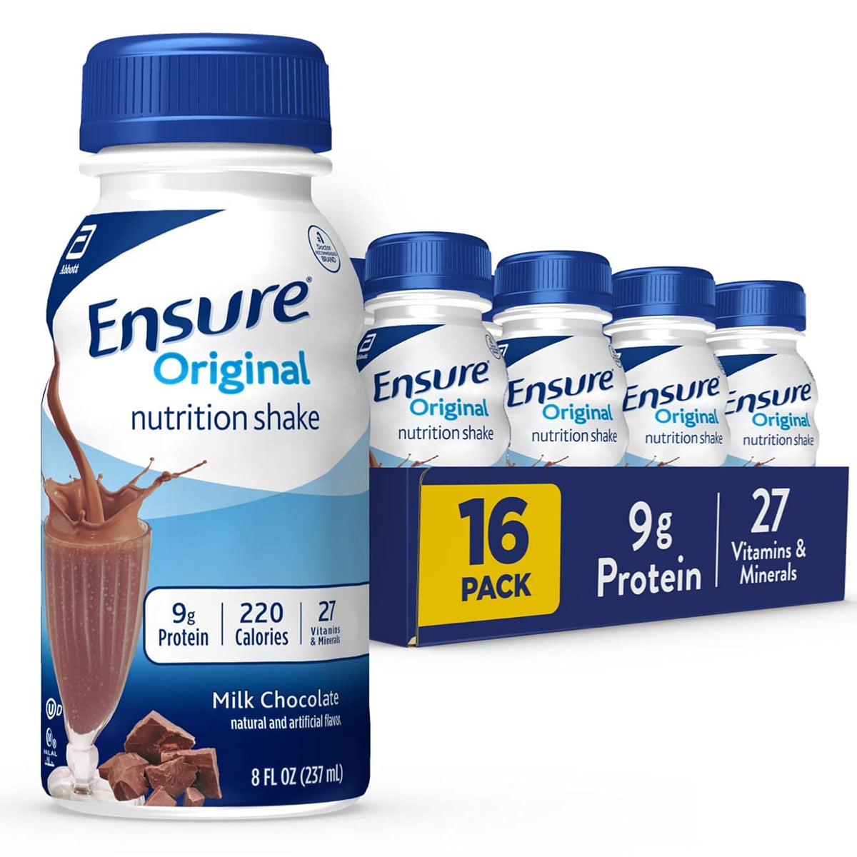 Milk Chocolate Nutrition Shake 8 fl oz 16 Pack W799943