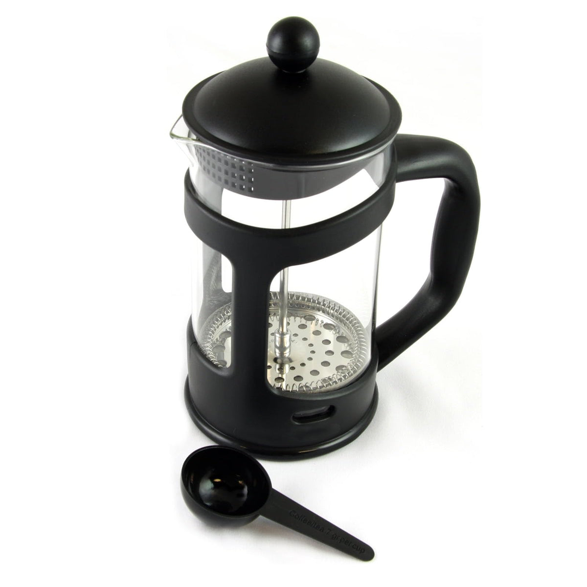 28 Ounce Glass French Press Coffee Maker with Stainless Steel Mesh Filter Q49482
