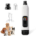 Dog Nail Grinder with LCD Screen, 6 Speeds, 4 Grinding Heads Z456602