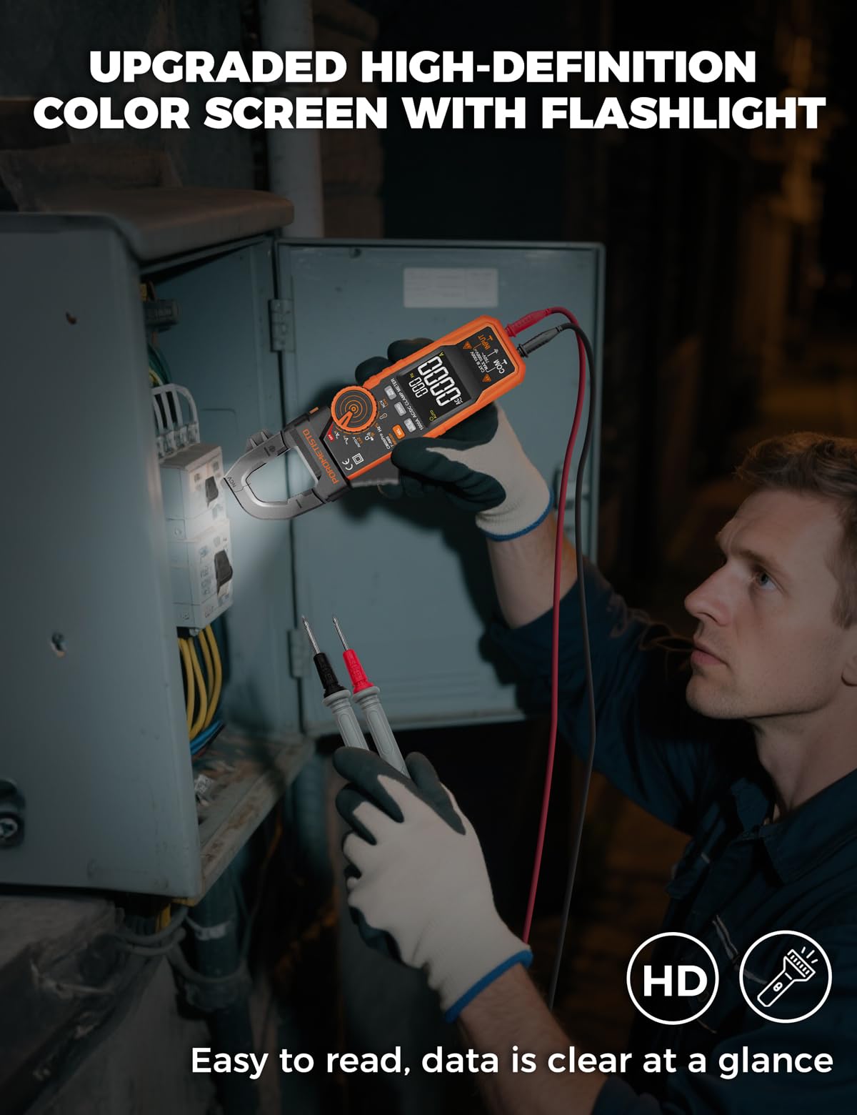 Clamp Meter 6000 Counts 1000A H9839