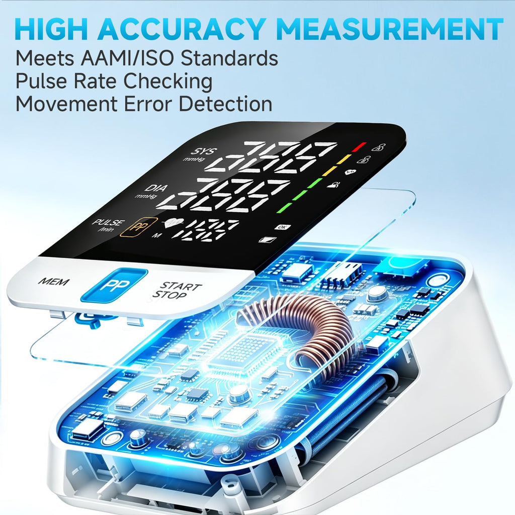 Automatic Upper Arm Blood Pressure Monitor with Large Cuff X7946