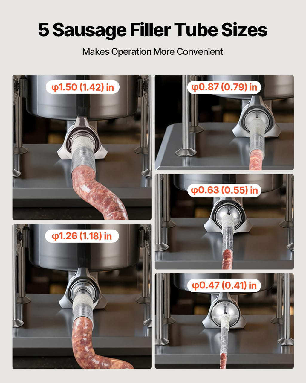 10 L Stainless Steel Vertical Manual Sausage Stuffer O892
