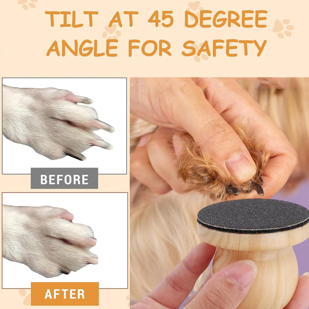 Dog Nail File with 6 Pcs Filing Disc J402
