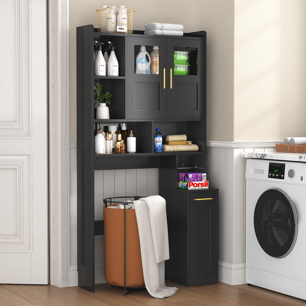 Over The Toilet Storage Cabinet with Acrylic Doors N45319