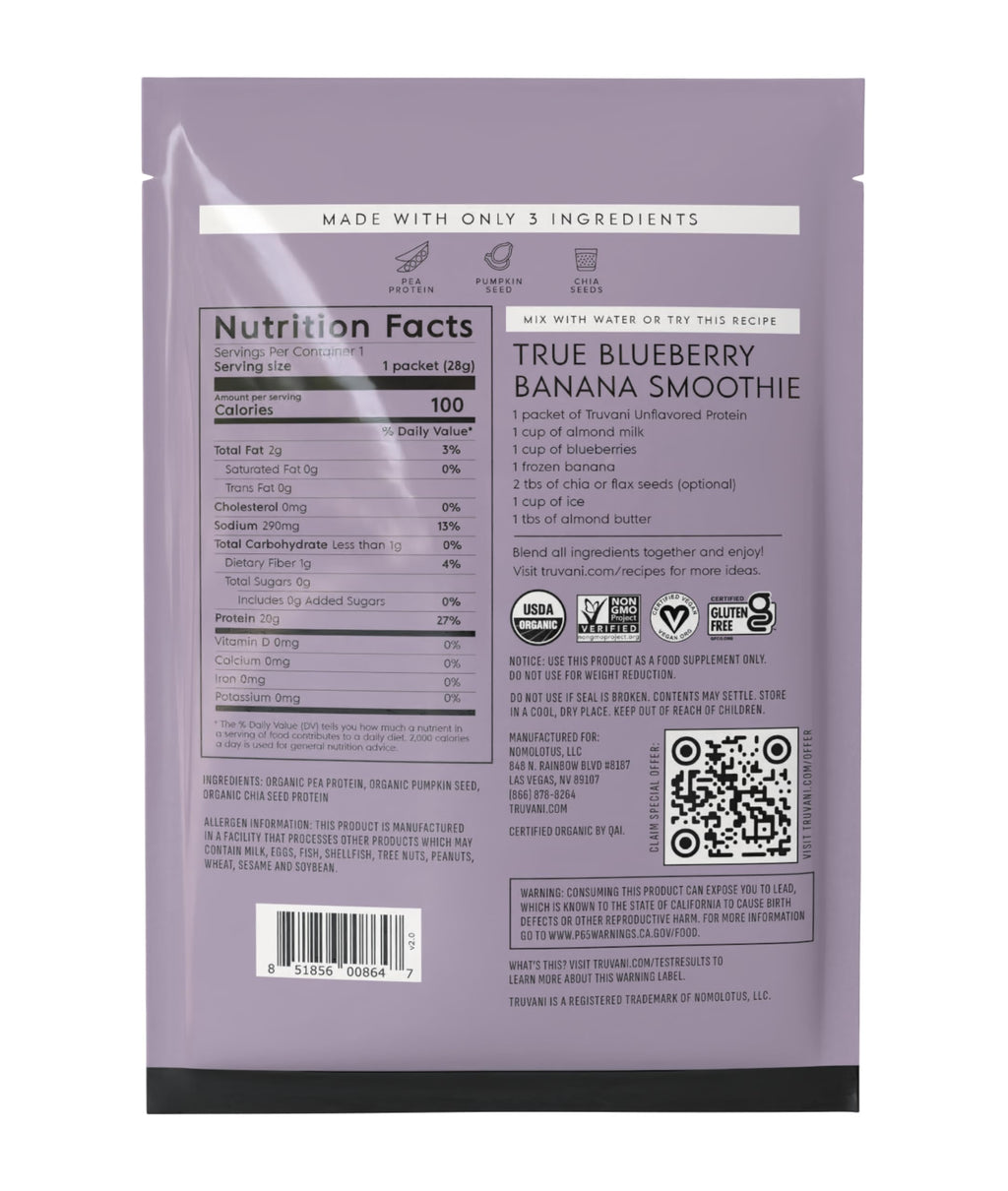 Organic Plant Based Protein Powder H327