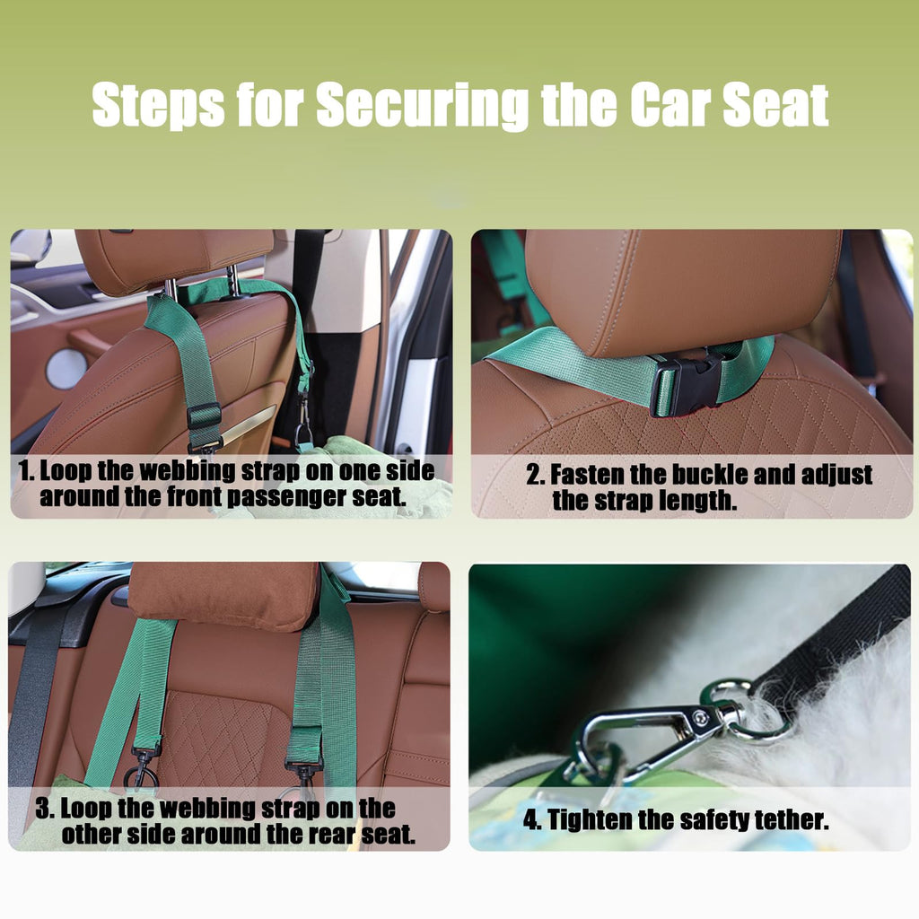 2-in-1 Dog Car Seat for Small Dogs P5833
