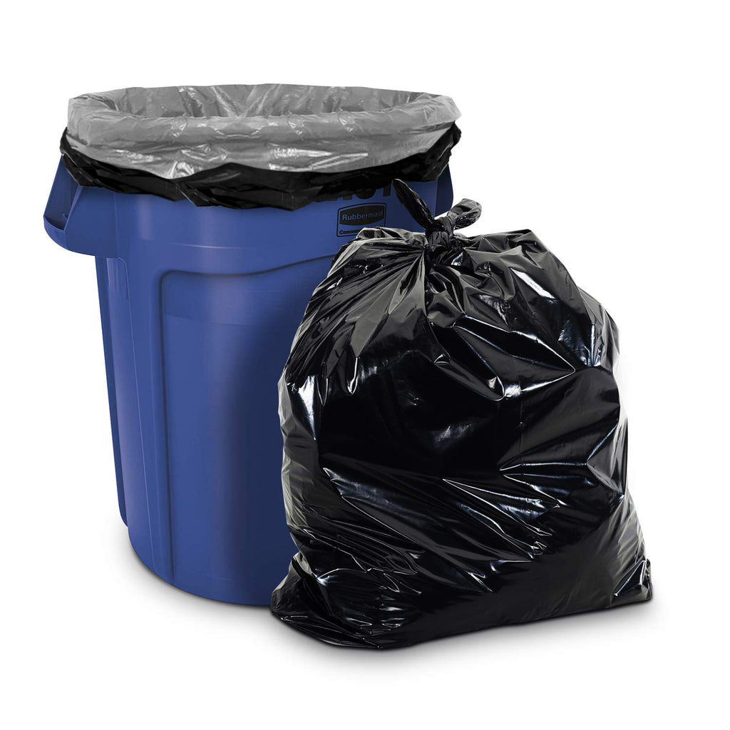 Black 40-45 Gal Trash Bags, 1.5 MIL, 100 Pk X119