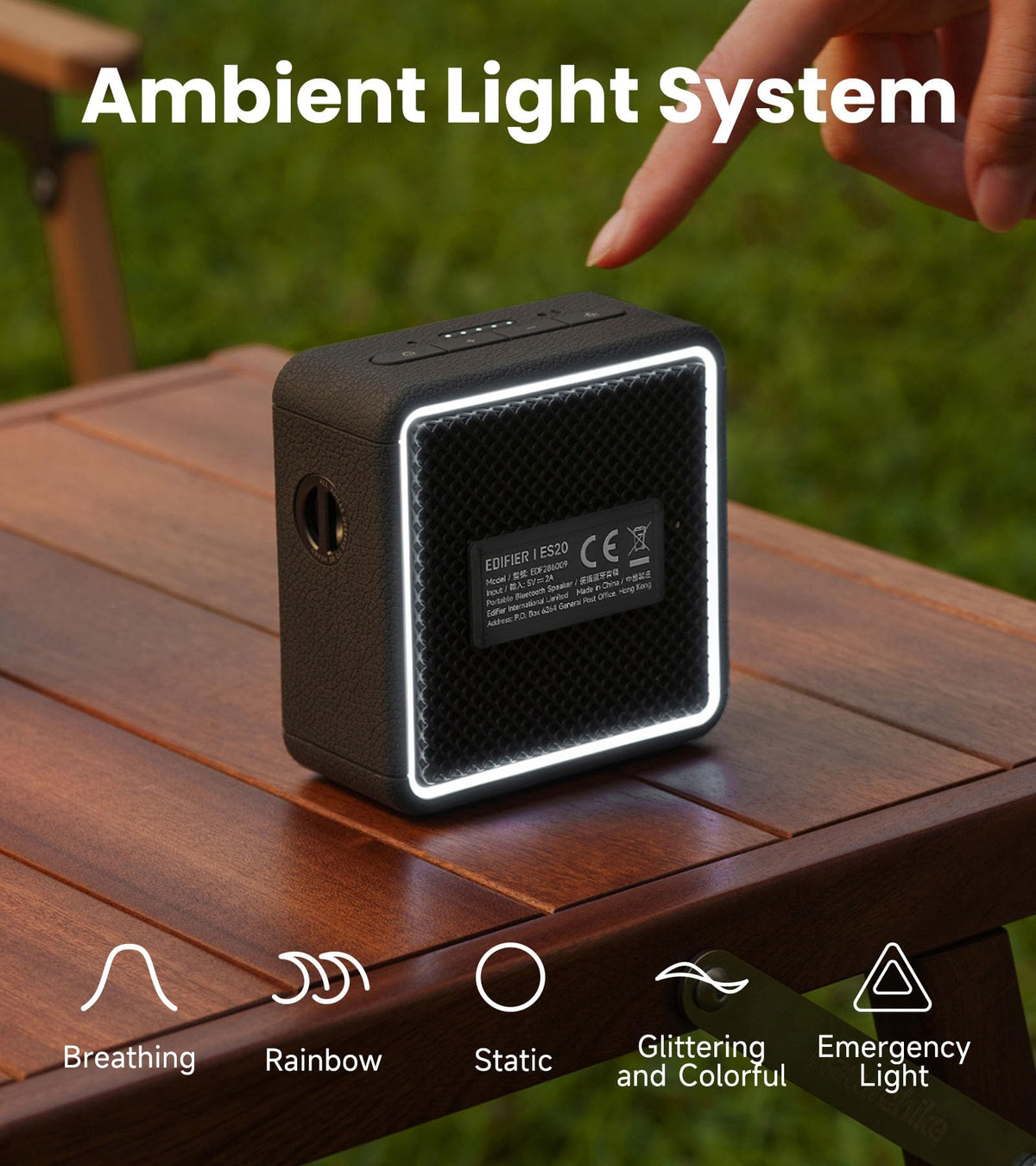 Portable Bluetooth Speaker IP67 Black A260685