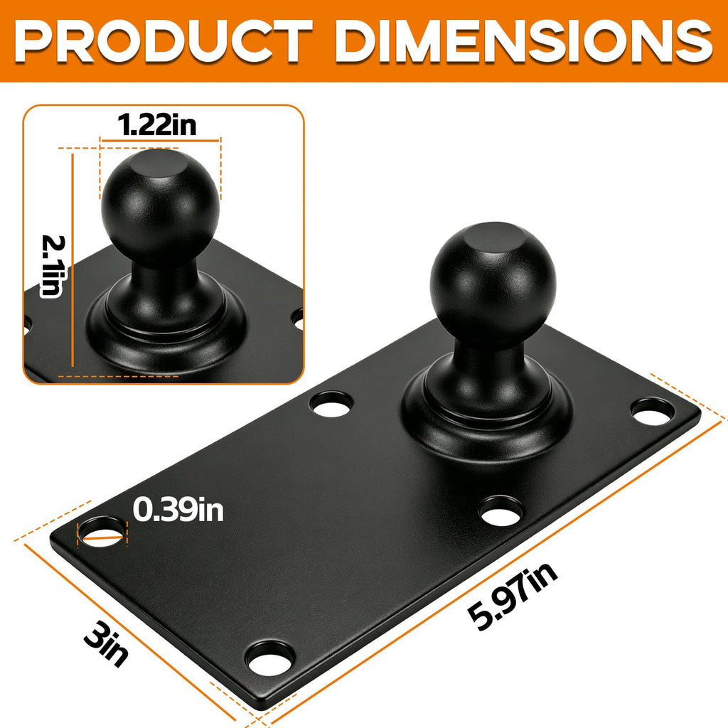 Trailer Sway Control Ball Plate L997