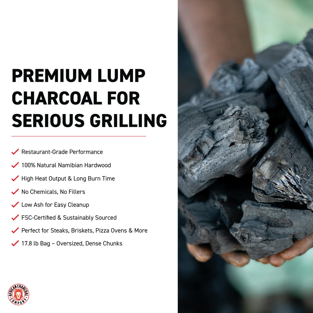 17.8 lb Natural Hardwood Lump Charcoal T986