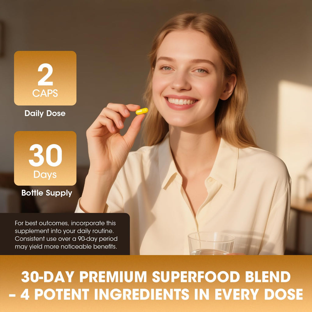 Moringa Capsules 10-in-1 Superfood Supplement I691671