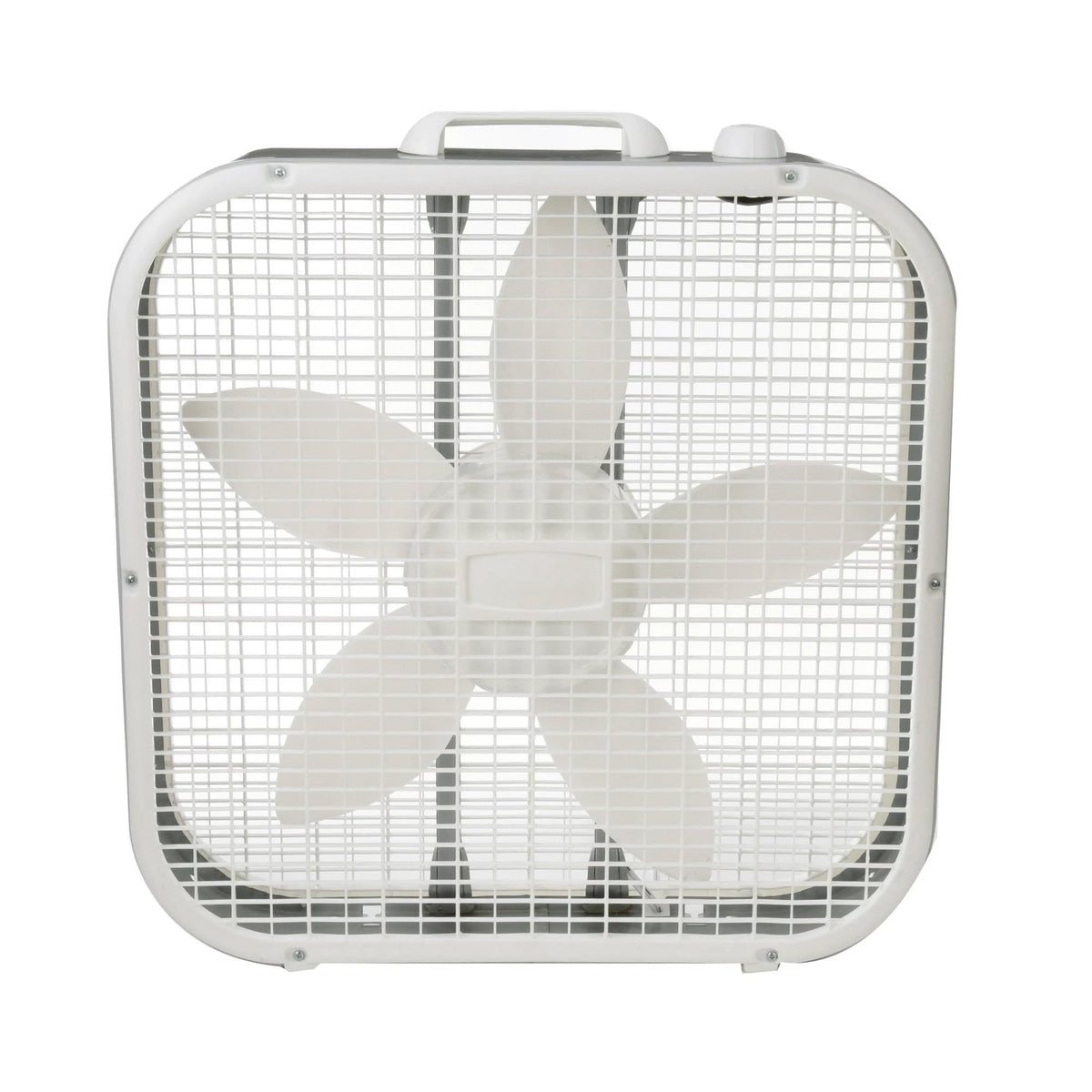 20 Inch White Box Fan 3 Speed Q48861