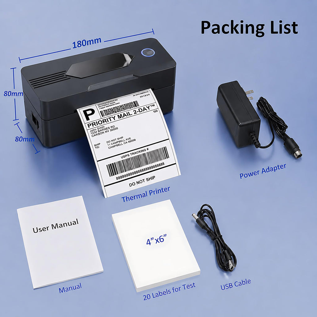 Bluetooth 4x6 Thermal Label Printer T12711