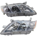 Toyota Camry Headlight 2007 2008 2009 Pair Driver and Passenger Side DOT Certified w/Bulbs E773176