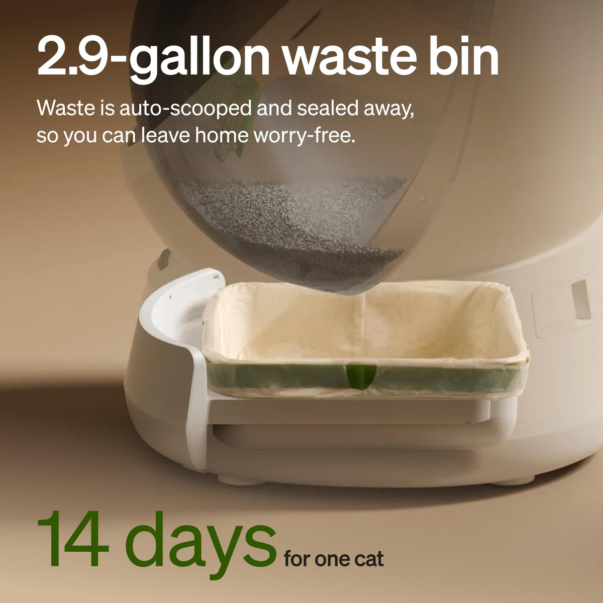 Automatic Self Cleaning Litter Box with AI Camera Z5916